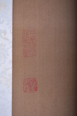 Lot 73 - Manner of Qiu Ying (1494-1552), a Chinese landscape scroll