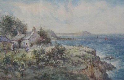 Lot 265 - Joseph Hughes Clayton (act. 1891-1929). On the Welsh Coast, ,watercolour