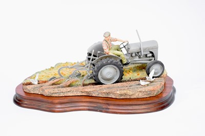 Lot 440 - Border Fine Arts 'The Fergie' (Tractor Ploughing)