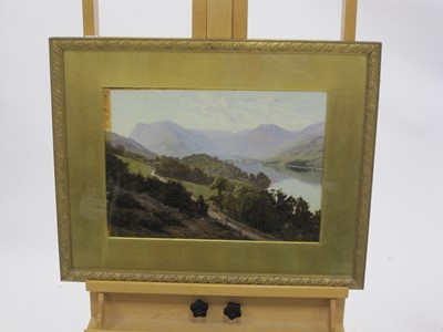 Lot 301 - Edwin Henry Holder (1847 - 1922), A mountainous lake landscape; and A river landscape