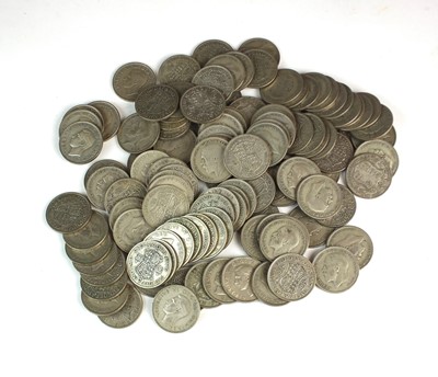 Lot 136 - A collection of United Kingdom pre-1947 silver coins