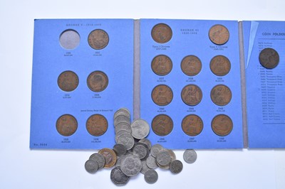 Lot 128 - A small collection of coinage