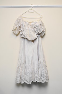 Lot 621 - A collection of Victorian and Edwardian dresses and accessories and a later costume