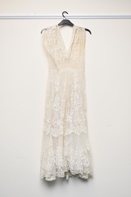 Lot 621 - A collection of Victorian and Edwardian dresses and accessories and a later costume