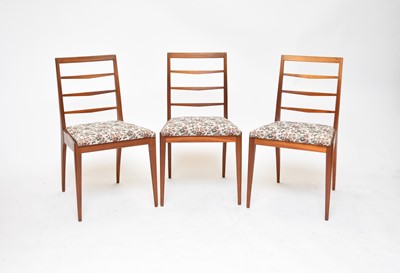 Lot 738 - A mid-20th century McIntosh teak extending dining table and six chairs en suite