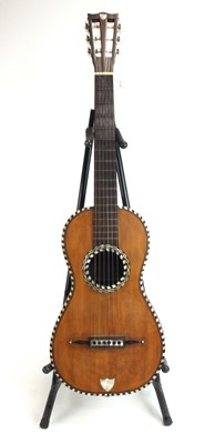 Lot 603 - A 19th century parlour guitar attributed to Louis Panormo