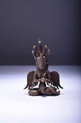 Lot 126 - An Indian bronze figure of Naga Kanya