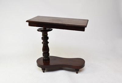 Lot 703 - A Victorian mahogany adjustable reading table