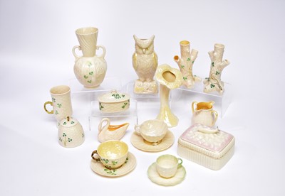 Lot 465 - A miscellaneous collection of Belleek