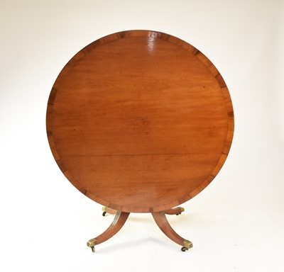 Lot 726 - A Regency revival mahogany tilt-top table