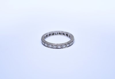 Lot 96 - A diamond eternity ring