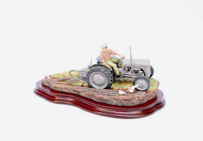 Lot 432 - Border Fine Arts 'The Fergie' (Tractor Ploughing)