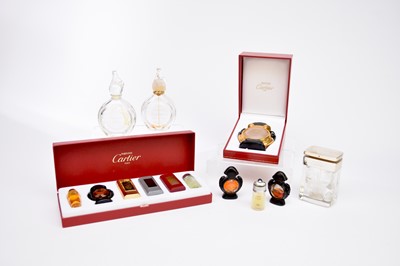 Lot 369 - A collection of Cartier Paris perfume and bottles including Panthere