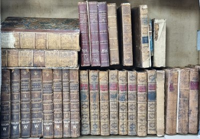 Lot 1012 - POPE, Alexander. Works in 9 vols. With other books.
