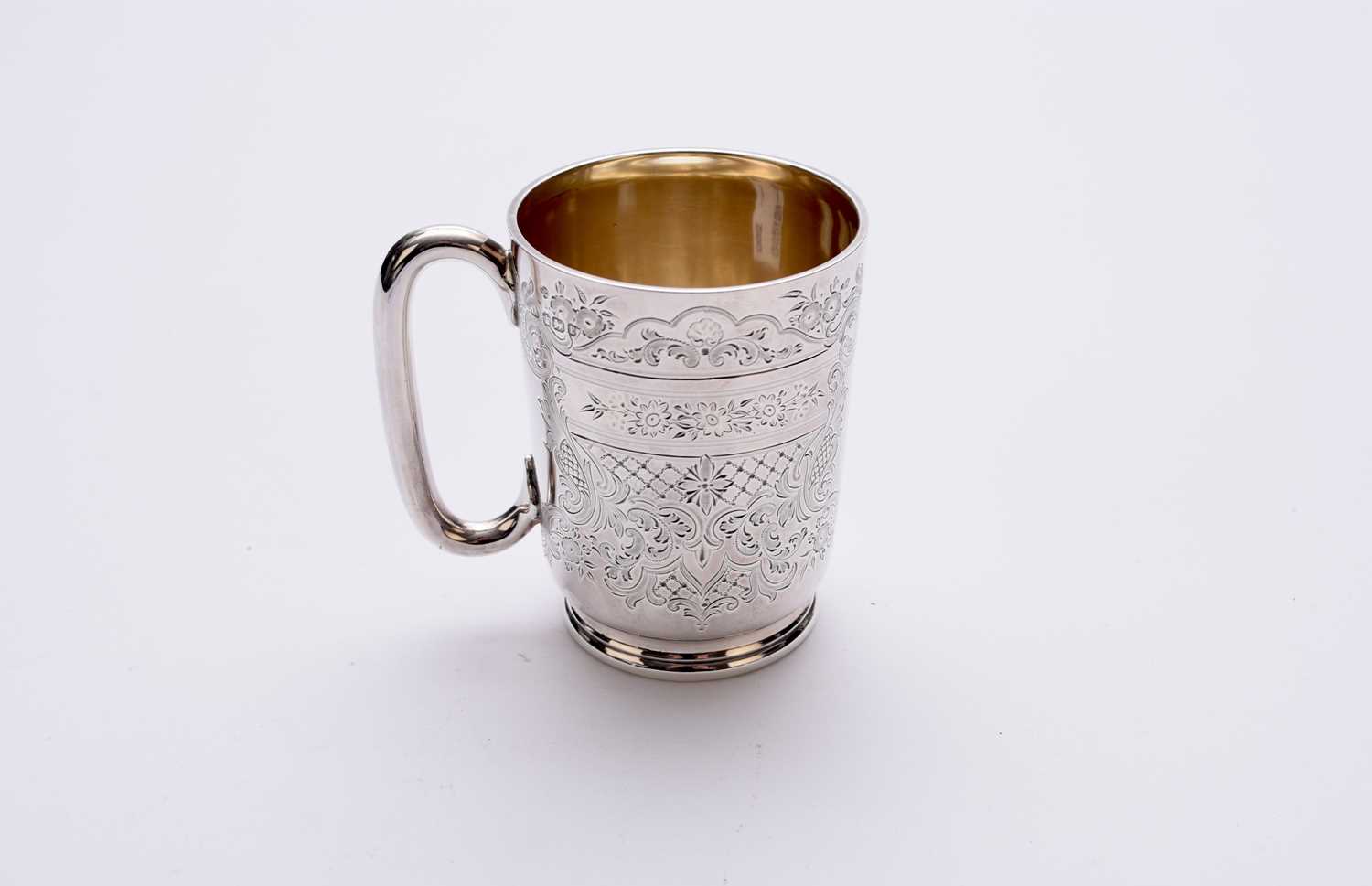 Lot 49 - A Victorian silver christening mug