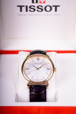 Lot 116 - Tissot: A gentleman's 18ct yellow gold Excellence wristwatch
