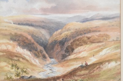 Lot 293 - Anthony Vandyke Copley Fielding (1787-1835) Near the Devil's Bridge, Cardiganshire