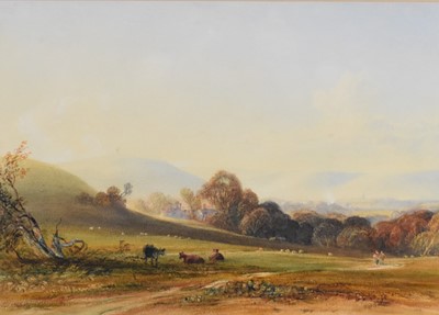 Lot 222 - Anthony Vandyke Copley Fielding RWS ( British 1787-1855) Near Cissbury Hill