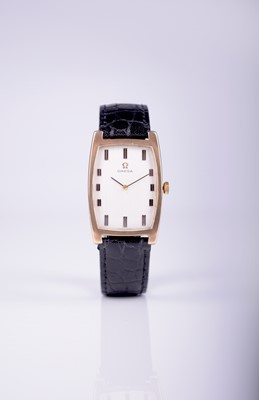 Lot 123 - Omega: A gentleman's 9ct gold manual-wind De Ville wristwatch