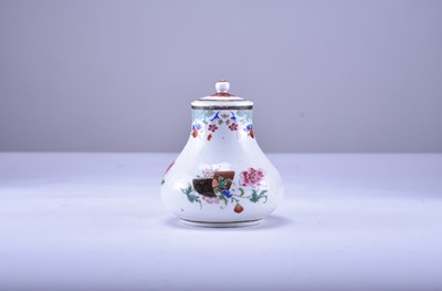 Lot 43 - A Chinese famille rose vase and cover, 19th century