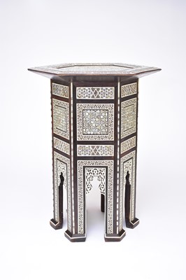 Lot 269 - A 19th century Persian, khatamkari occasional table