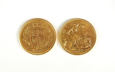 Lot 176 - Two Elizabeth II sovereigns