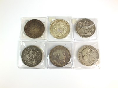 Lot 191 - A collection of six crowns