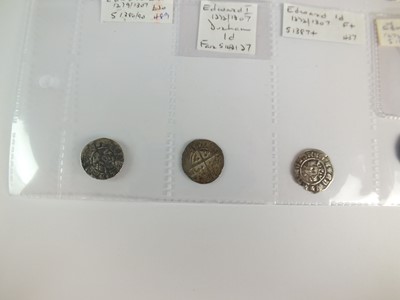 Lot 199 - A small collection of Edward I hammered silver long cross pennies