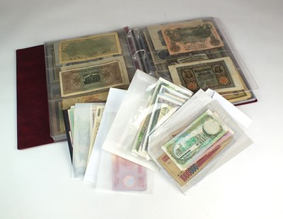 Lot 149 - A collection of banknotes