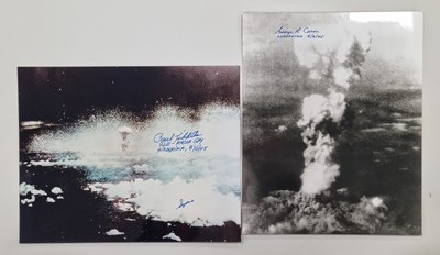 Lot WW2 Hiroshima Atomic Bomb, signed photographs