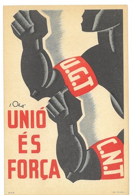 Lot A set of Spanish Civil War postcards