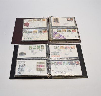 Lot 145 - A large collection of GB FDC's - stamps, miniature sheets, booklet panes