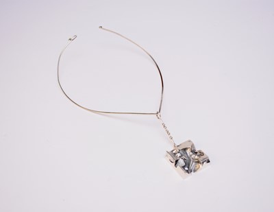Lot 65 - A Finnish silver pendant by Laine