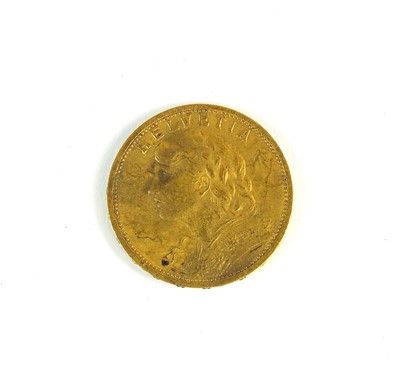 Lot 237 - Switzerland gold 20 Franc