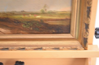 Lot 360 - Circle of  Thomas Sidney Cooper ( RA 1803-1902).  Cattle in landscape