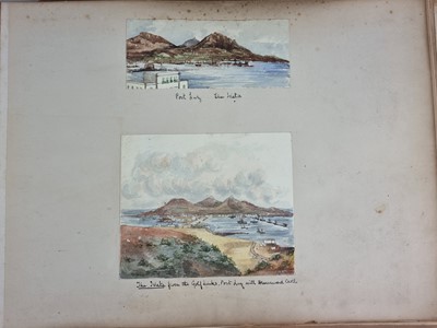 Lot Ceylon (Sri Lanka) Interest - Photograph and watercolour album