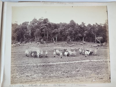 Lot Ceylon (Sri Lanka) Interest - Photograph and watercolour album