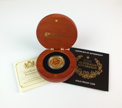 Lot 235 - An Elizabeth II 2016 gold proof sovereign