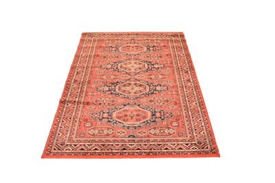 Lot 606 - An Afghan rug, 20th century