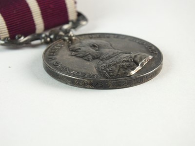 Lot First World War Meritious Service Medal trio to Pte. J Muir, Manchester Regt.