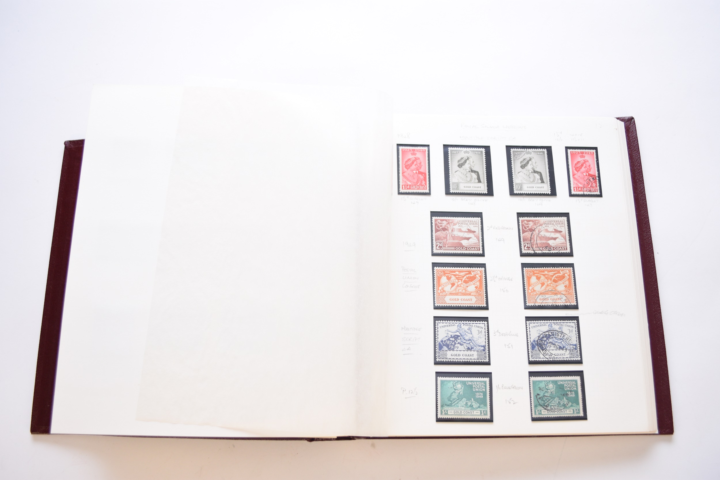 Lot 261 Gold Coast 1875 1954 mint and used