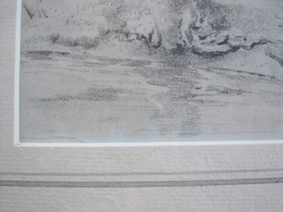 Lot 287 - John Constable R.A. (1776 - 1837) A tree by the banks of a stream, pencil, 11.7cm x 8.9cm