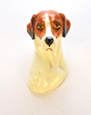 Lot 24 - Royal Worcester foxhound wall mount