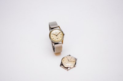 Lot 236 - An Omega gentleman's stainless steel wristwatch and an LIP wristwatch