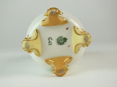 Lot 262 - Royal Worcester vase painted with pheasants by James Stinton