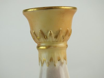 Lot 263 - Royal Worcester vase painted by Harry Stinton with Highland Cattle