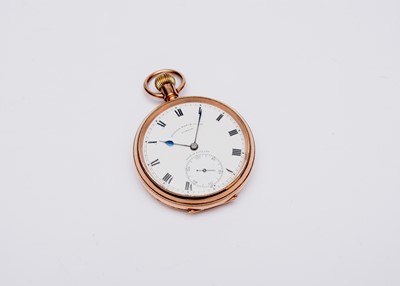 Lot 220 - British Watch Co: A 9ct gold open-face pocket watch