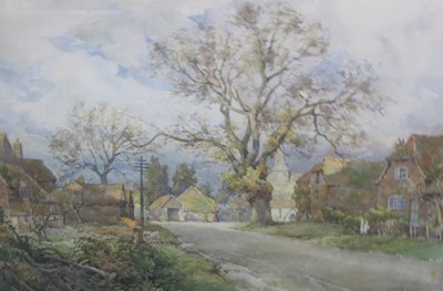 Lot 320 - Joseph Powell.(exh.1901-1914). A village scene