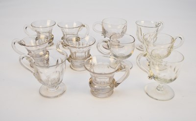 Lot 142 - A collection of 19th century custard glasses