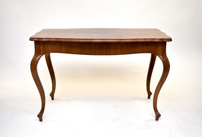 Lot 573 - A 19th century Austrian Louis XV style mahogany side table